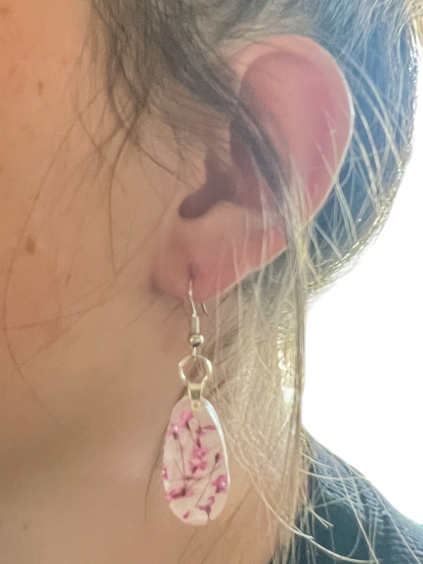 Botanical Earrings | Handmade Jewelry | Resin Craft