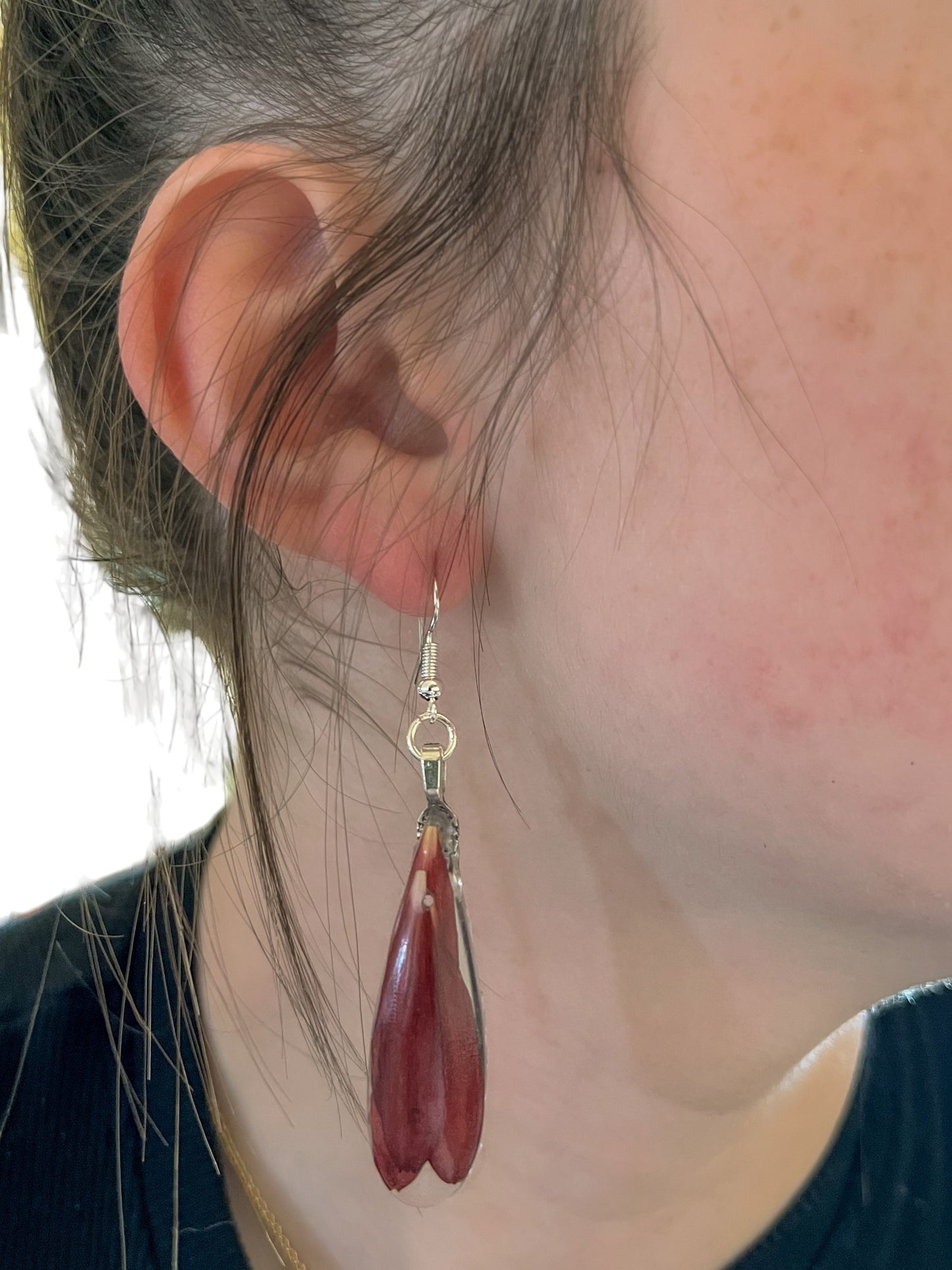 Botanical Earrings | Handmade Jewelry | Resin Craft