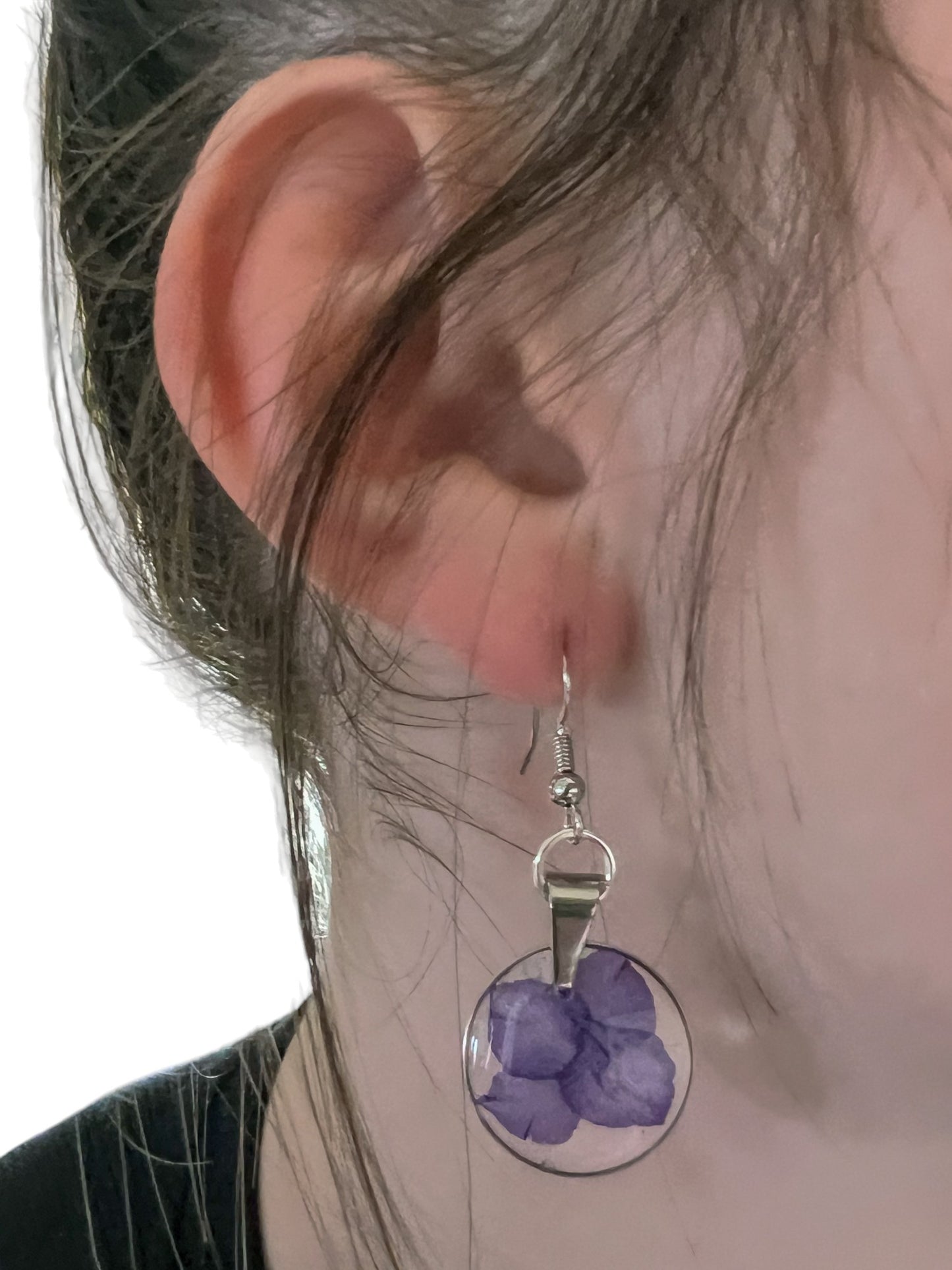 Botanical Earrings | Handmade Jewelry | Resin Craft