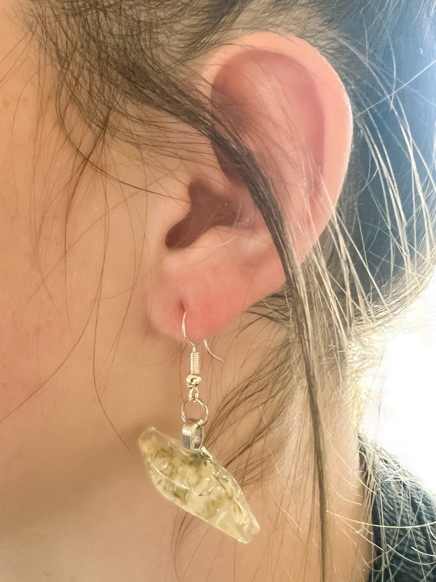 Botanical Earrings | Handmade Jewelry | Resin Craft