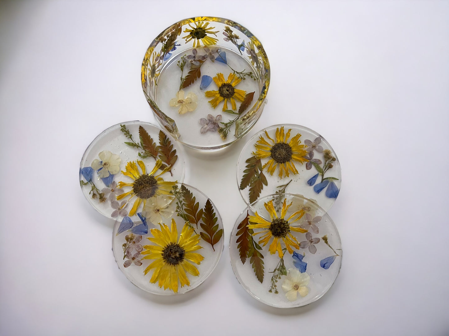 Flower Coasters | Dried Flowers | Resin Craft | Resin Art
