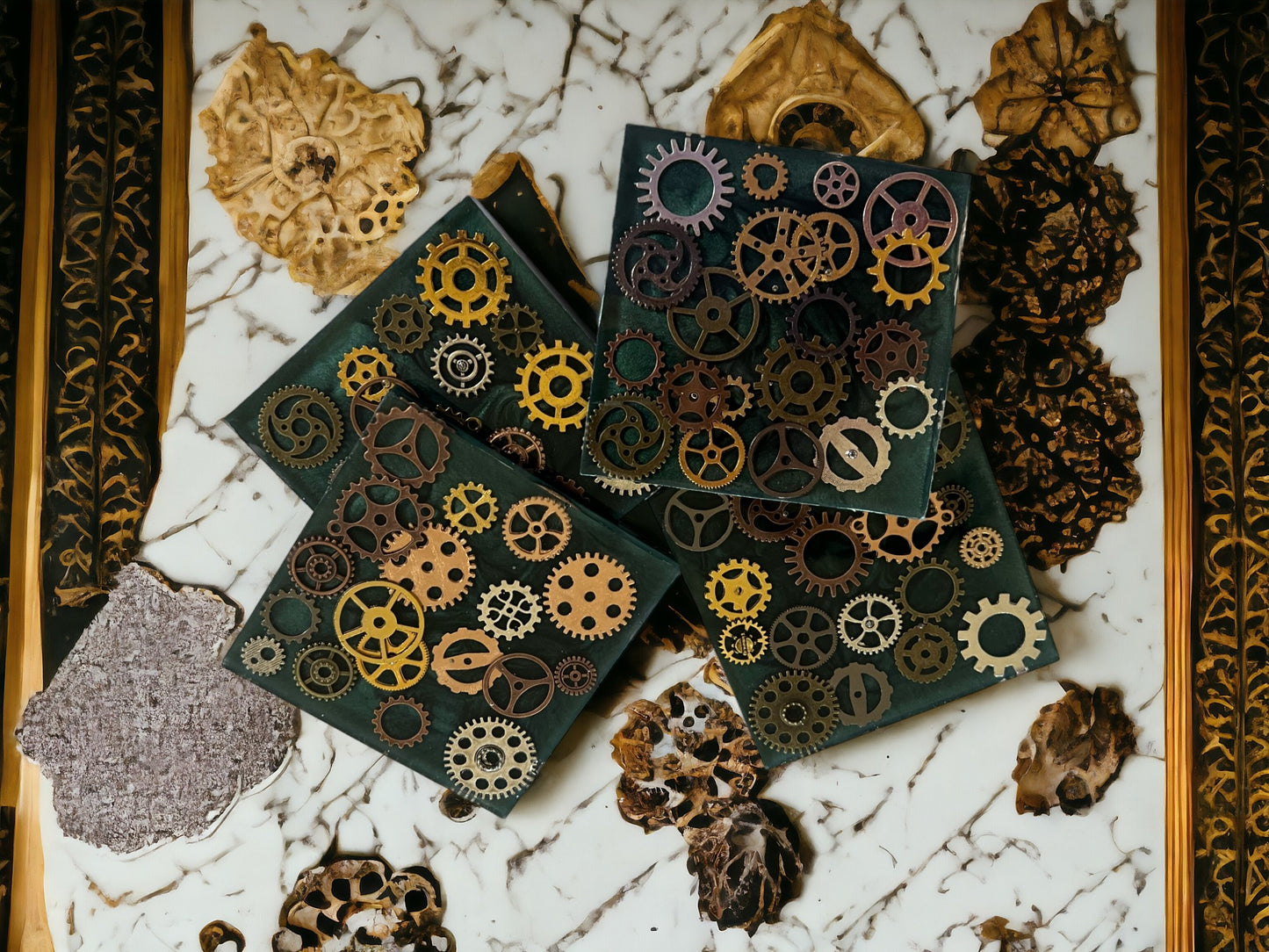 Industrial Gear Coasters | Gears | Resin Craft | Resin Art