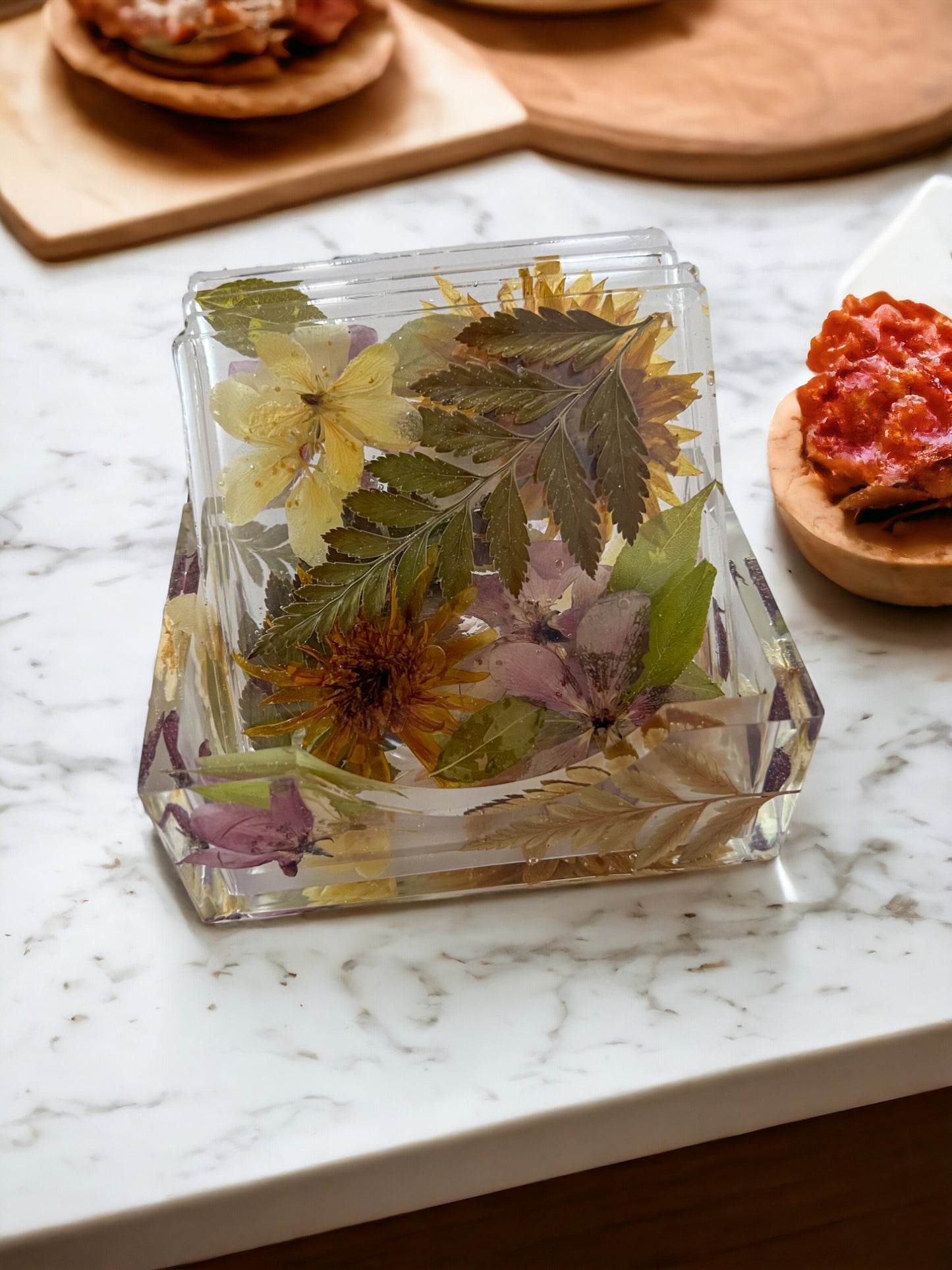 Flower Coasters | Dried Flowers | Resin Craft | Resin Art