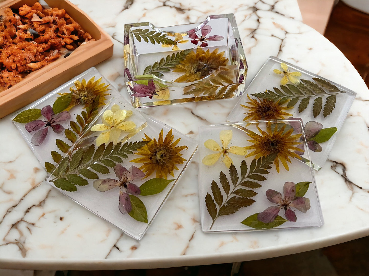 Flower Coasters | Dried Flowers | Resin Craft | Resin Art