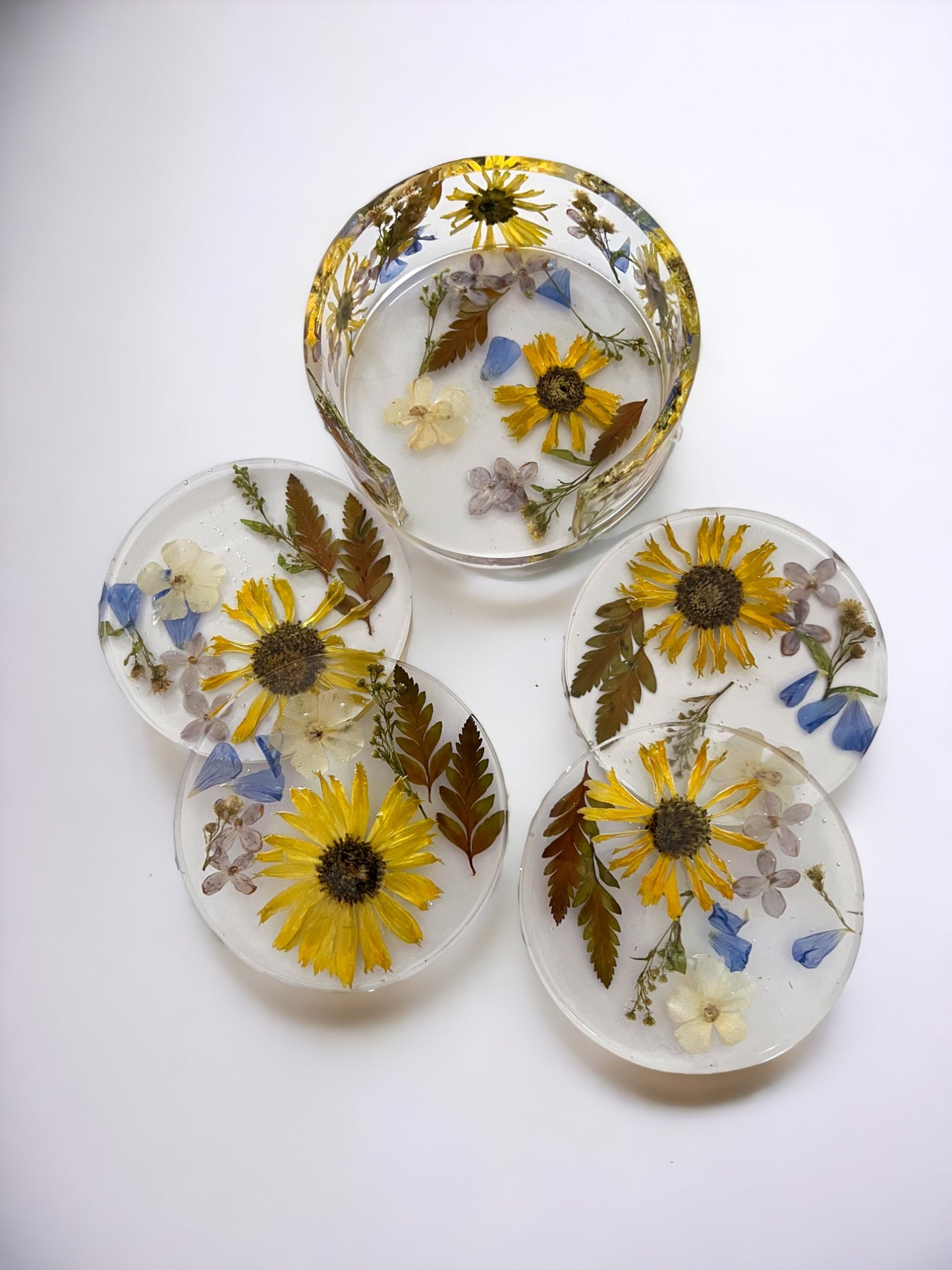 Flower Coasters | Dried Flowers | Resin Craft | Resin Art