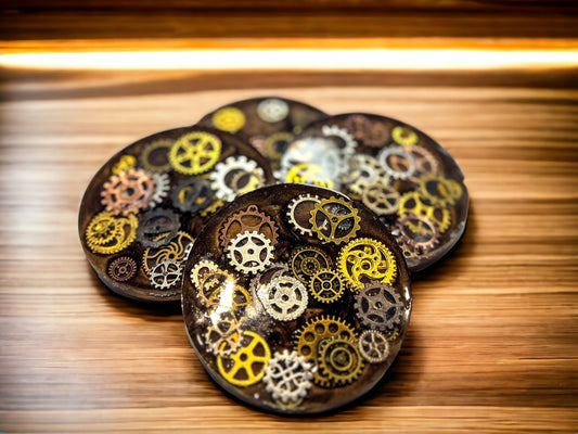 Industrial Gear Coasters | Gears | Resin Craft | Resin Art