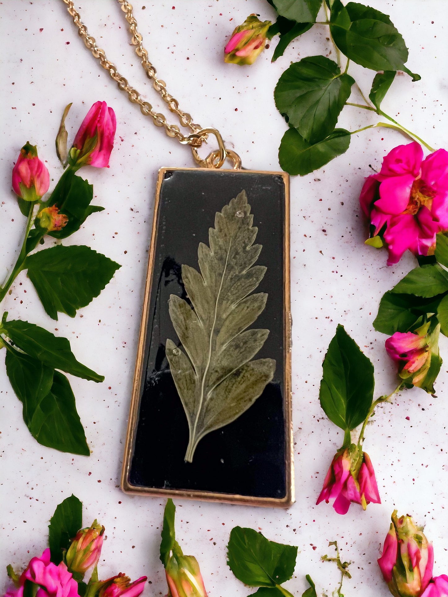 Botanical Pendants & Necklace | Handmade Jewelry | Resin Craft