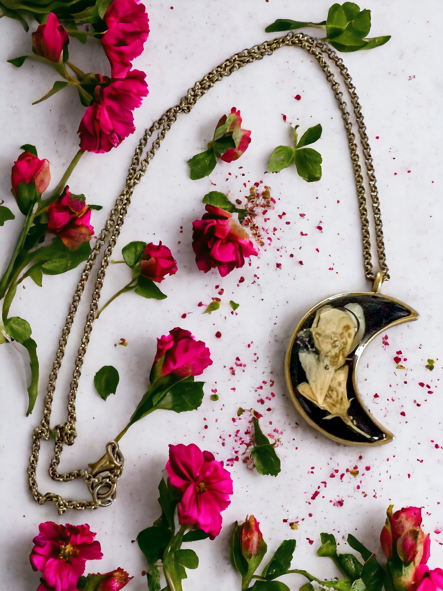 Botanical Pendants & Necklace | Handmade Jewelry | Resin Craft