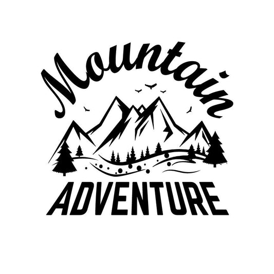 Mountain Adventure SVG | Hiking, Camping Quote Design (Digital Download)