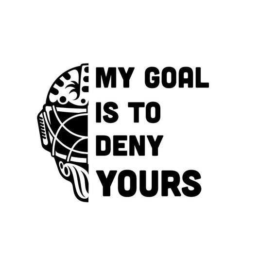 Funny Goalie SVG | Ice Hockey Design for Cricut, Silhouette (Digital Download)