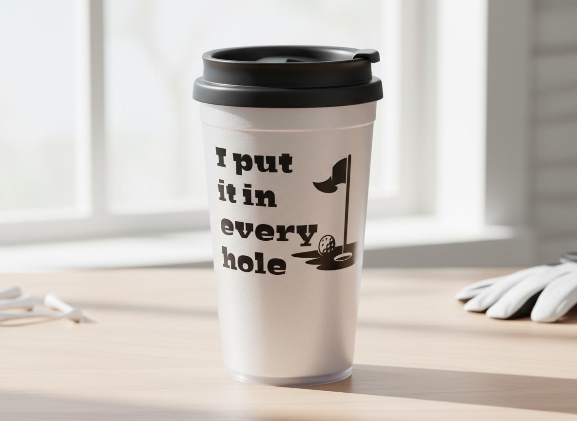 Funny Golf SVG | "I Put It In Every Hole" Quote (Digital Download)