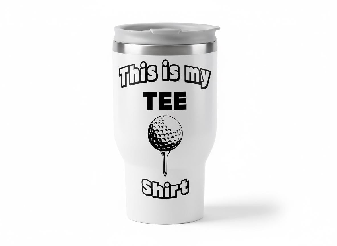 Funny Golf SVG | "This Is My Tee Shirt" Pun, Cricut Cut File (Digital Download)