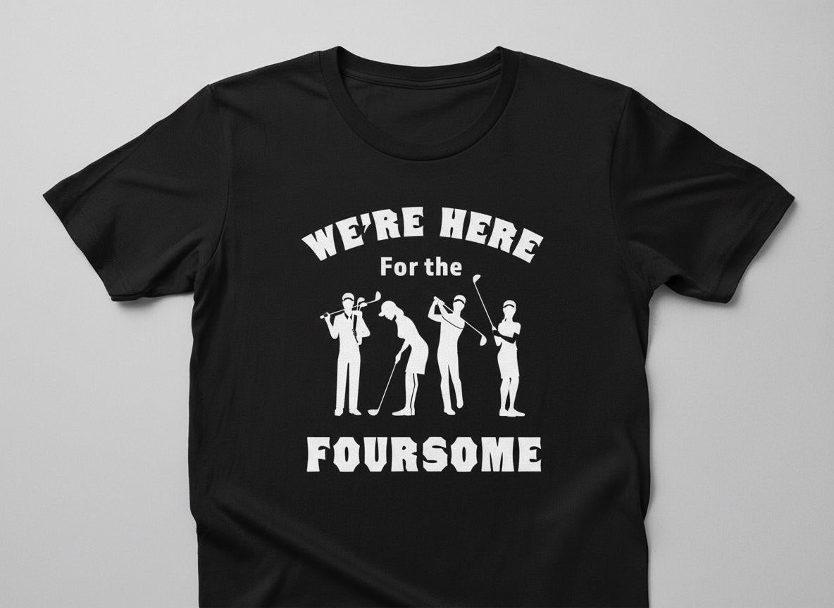 Funny Golf Foursome SVG | Adult Humor, Golf Team Shirt (Digital Download)