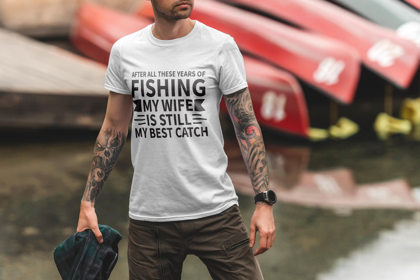 Funny Fishing Wife SVG | Romantic Fisherman Gift, Anniversary Cut File