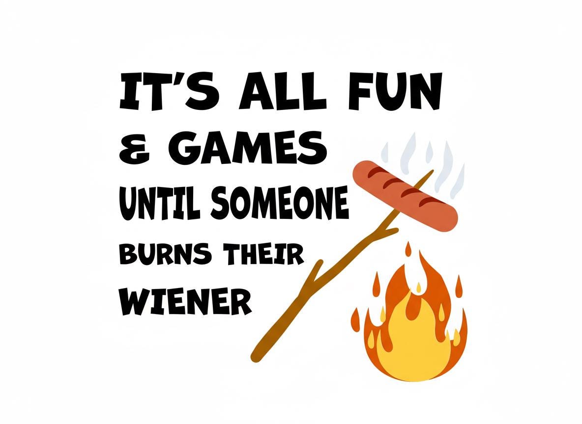 Burnt Weiner Camping Graphic | Funny T-Shirt Design (svg, png, jpg, dfx)