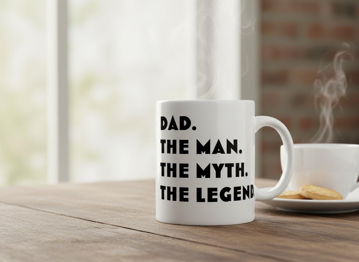 Funny Dad The Man The Myth The Legend Design (Digital Download)