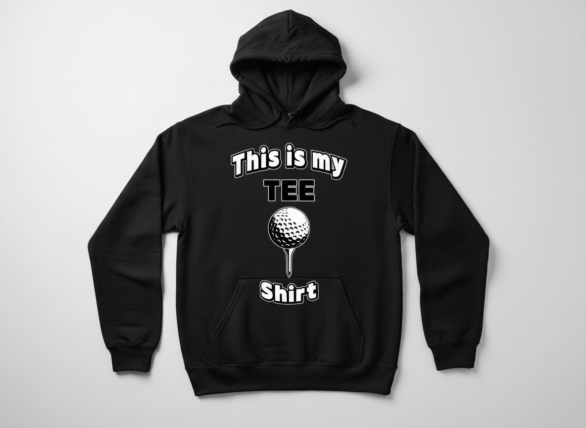 Funny Golf SVG | "This Is My Tee Shirt" Pun, Cricut Cut File (Digital Download)