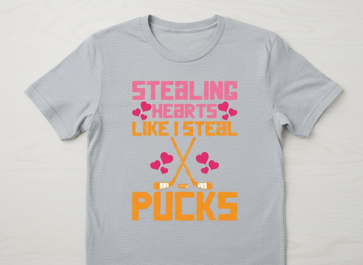 Stealing Hearts Hockey SVG | Valentine's Cricut, Silhouette (Digital Download)