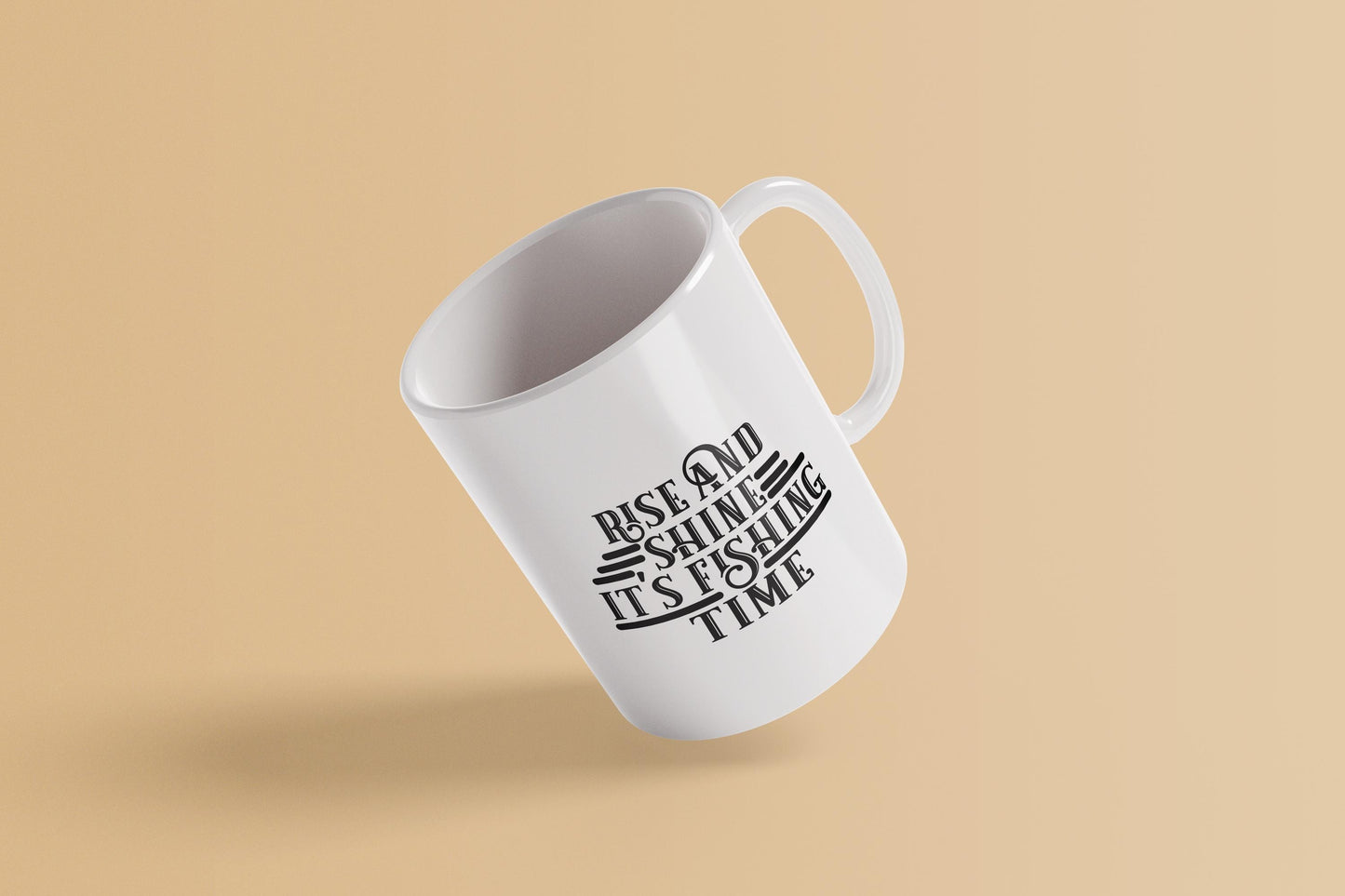 Rise and Shine Fishing Time SVG | Funny Fisherman Quote (Digital Download)